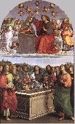 RAFFAELLO Sanzio The Crowning of the Virgin (Oddi altar) Spain oil painting artist